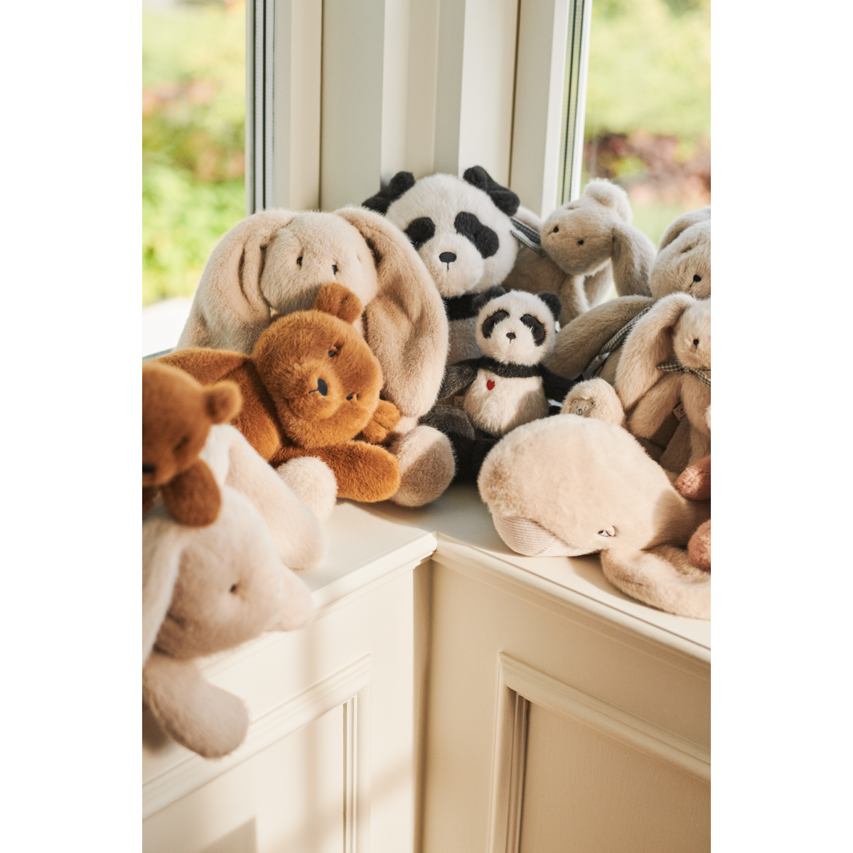 Liewood Berto Panda Teddy - Sandy / Dark grey - TEDDY