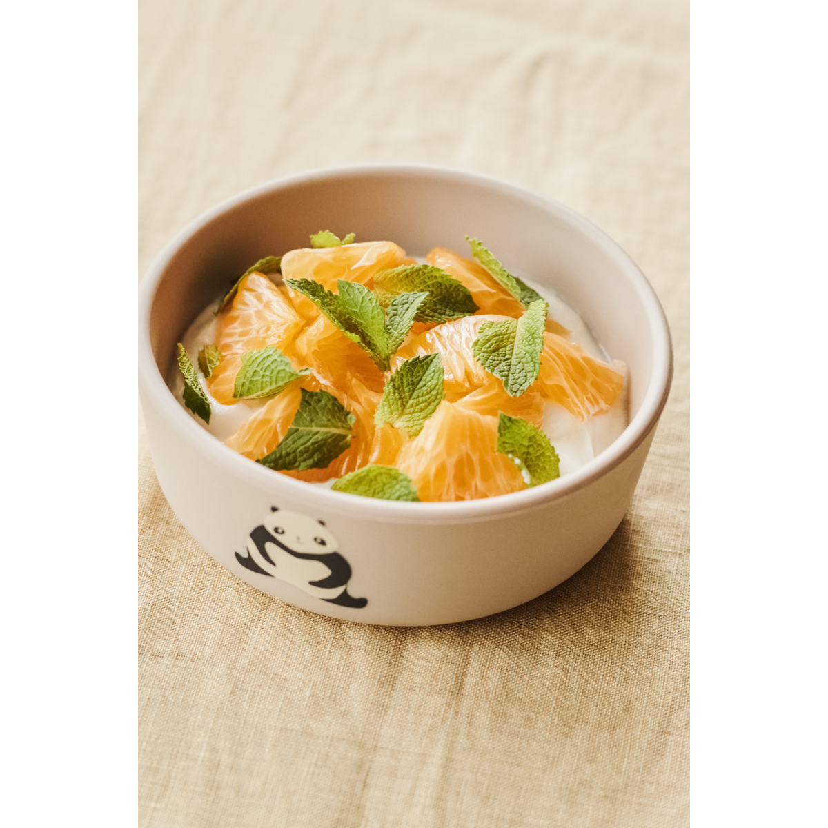 Liewood Vivi Silicone Tableware Set - Panda / Sandy - TABLEWARE SET