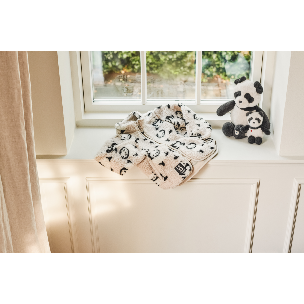 Liewood Nolan Pile Jacket - Panda / Sandy - JACKET