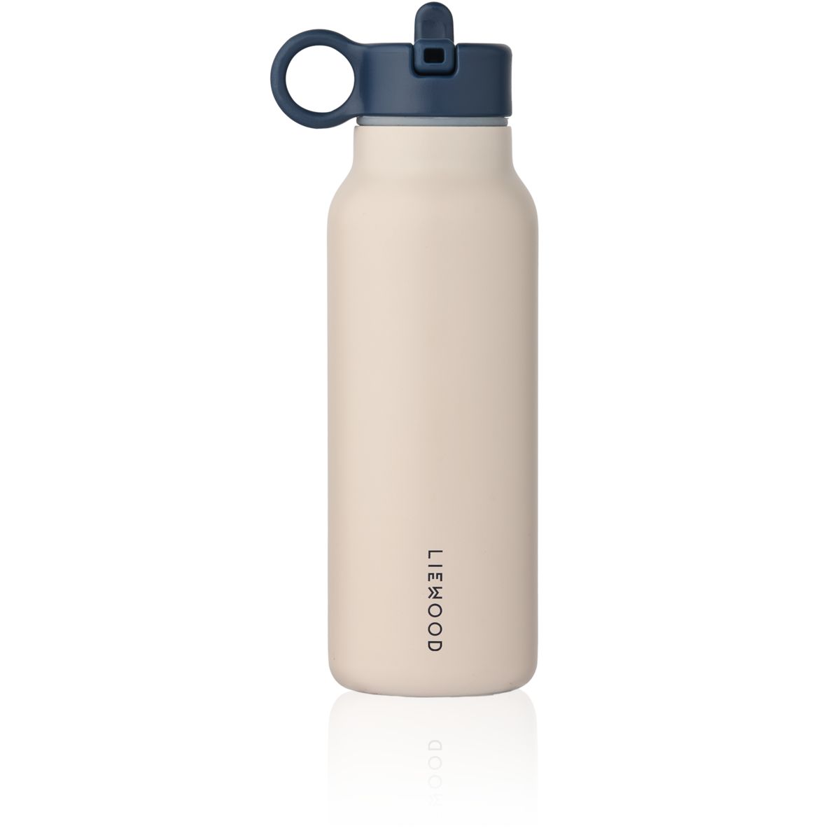 Liewood Falk Water Bottle with Panda Lid 350 ml - Sandy - WATER BOTTLE