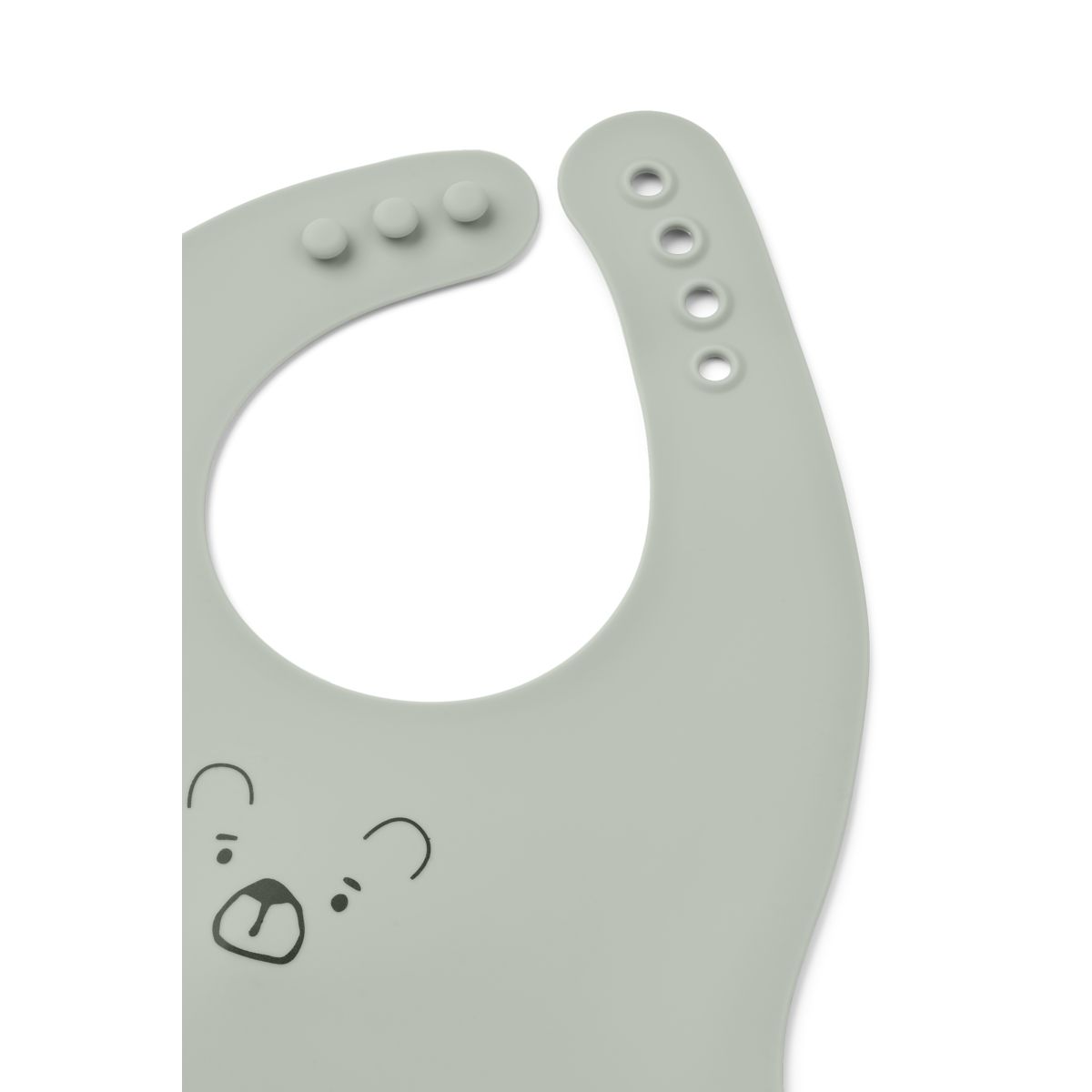 Liewood Ember Printed Bib 2-pack - Mr Bear dove blue / whale blue - BIB