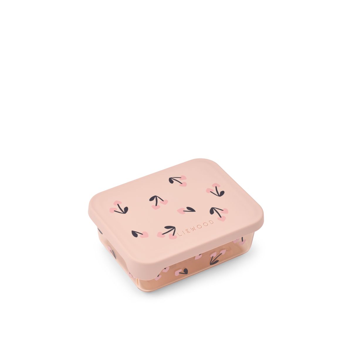 Liewood Ako Tritan Snack Box - Cherry heart / Rosey - SNACKBOX