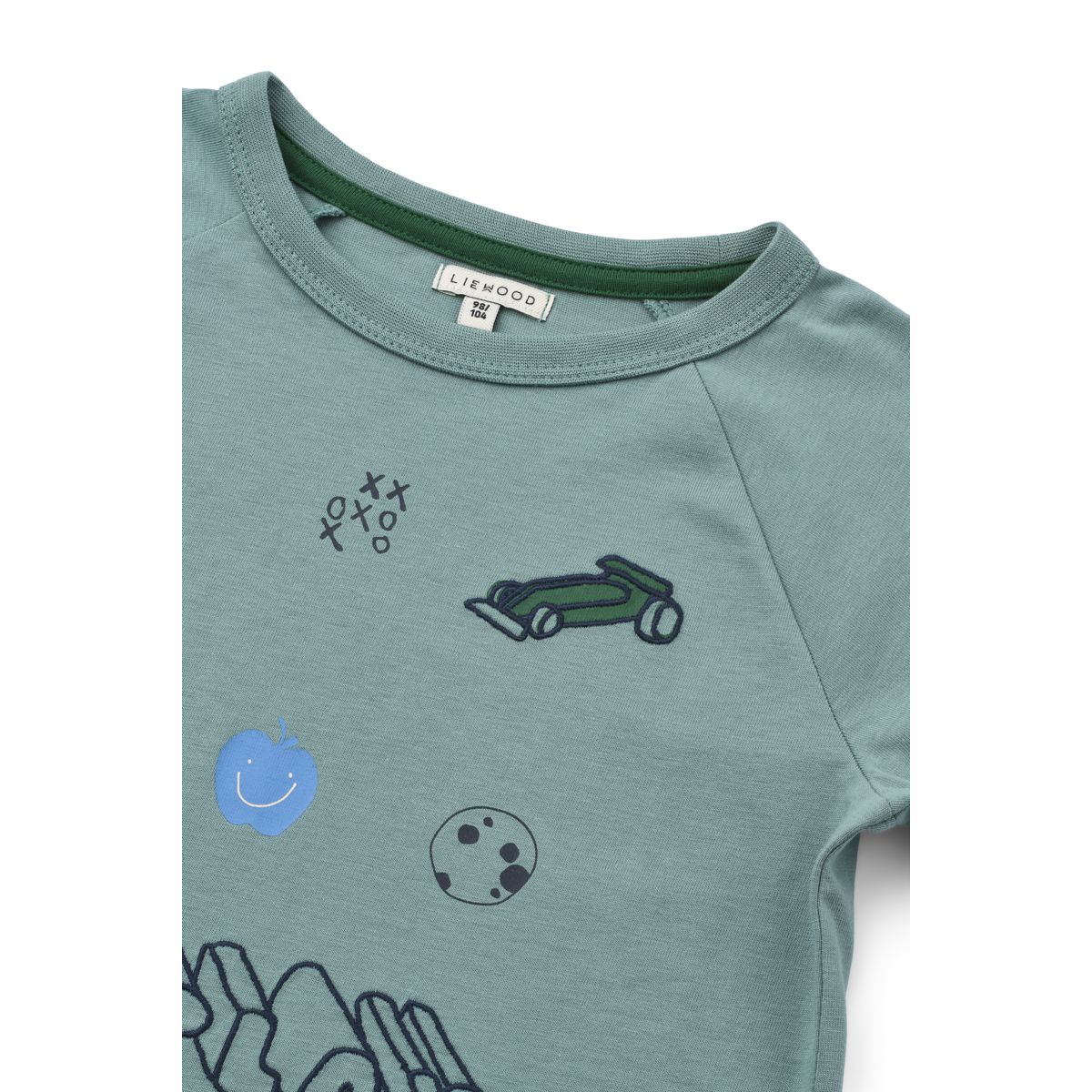 Liewood Brodie Short-sleeve T-shirt - Play / Dusty Peppermint - TSHIRT