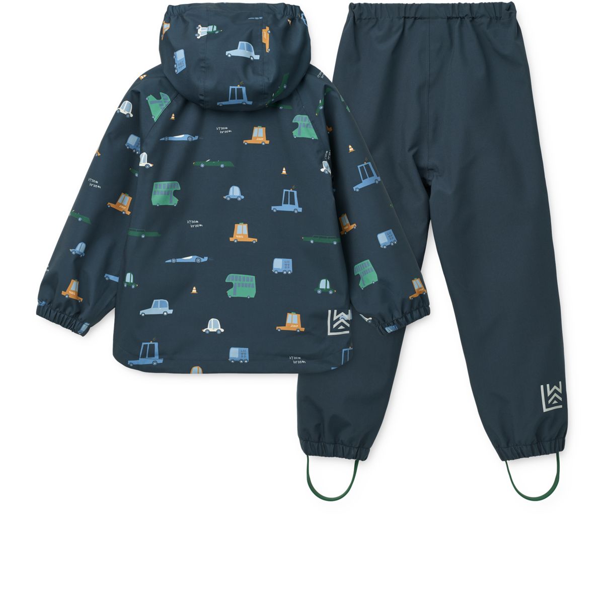 Pedia Rainwear Set - Cars / Classic navy