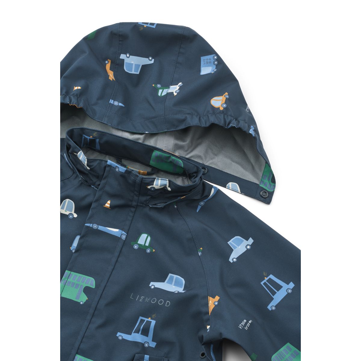 Pedia Rainwear Set - Cars / Classic navy