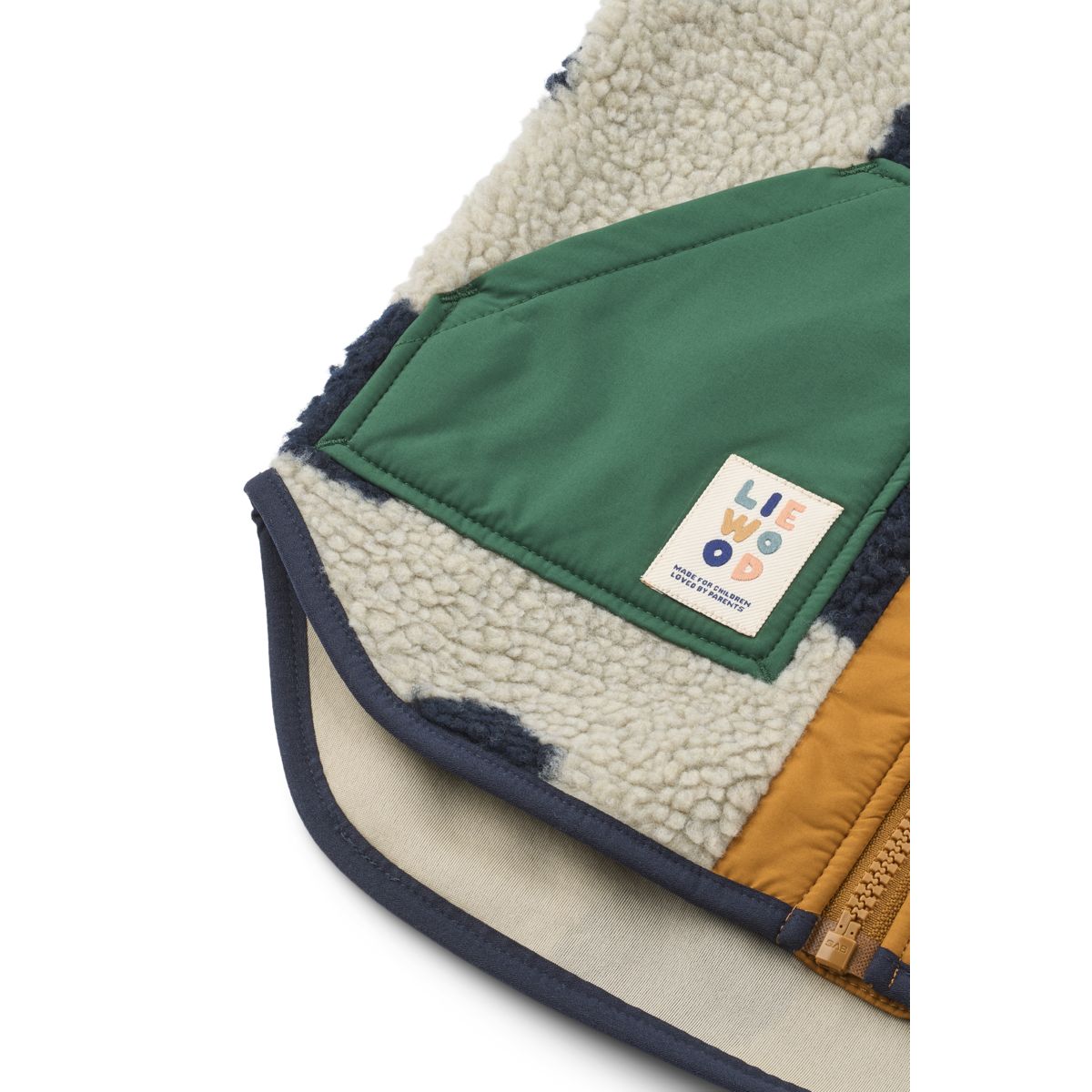 Liewood Noam Pile Vest - Spot dots / Mist - VEST