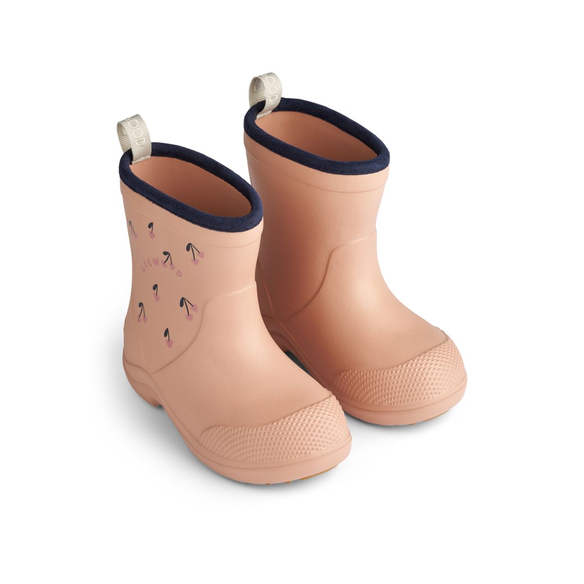 Liewood Aston Rain boots - Cherry Hearts / Pale Tuscany - RAIN BOOTS