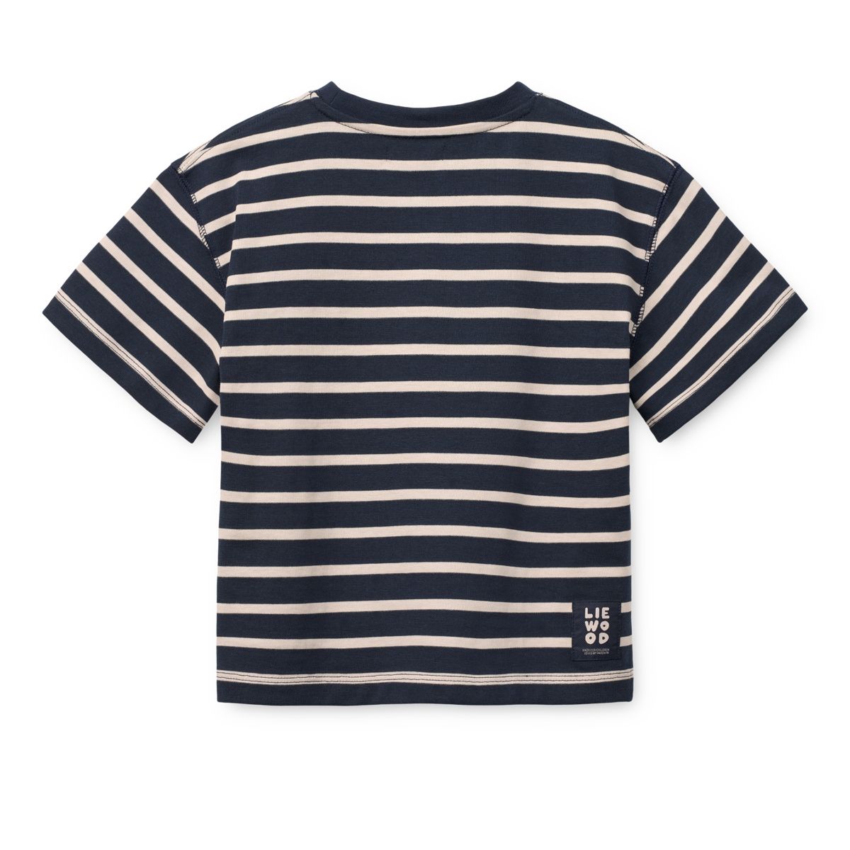 Liewood Tyler Striped short-sleeve T-shirt - Y/D stripe classic navy sandy - TSHIRT