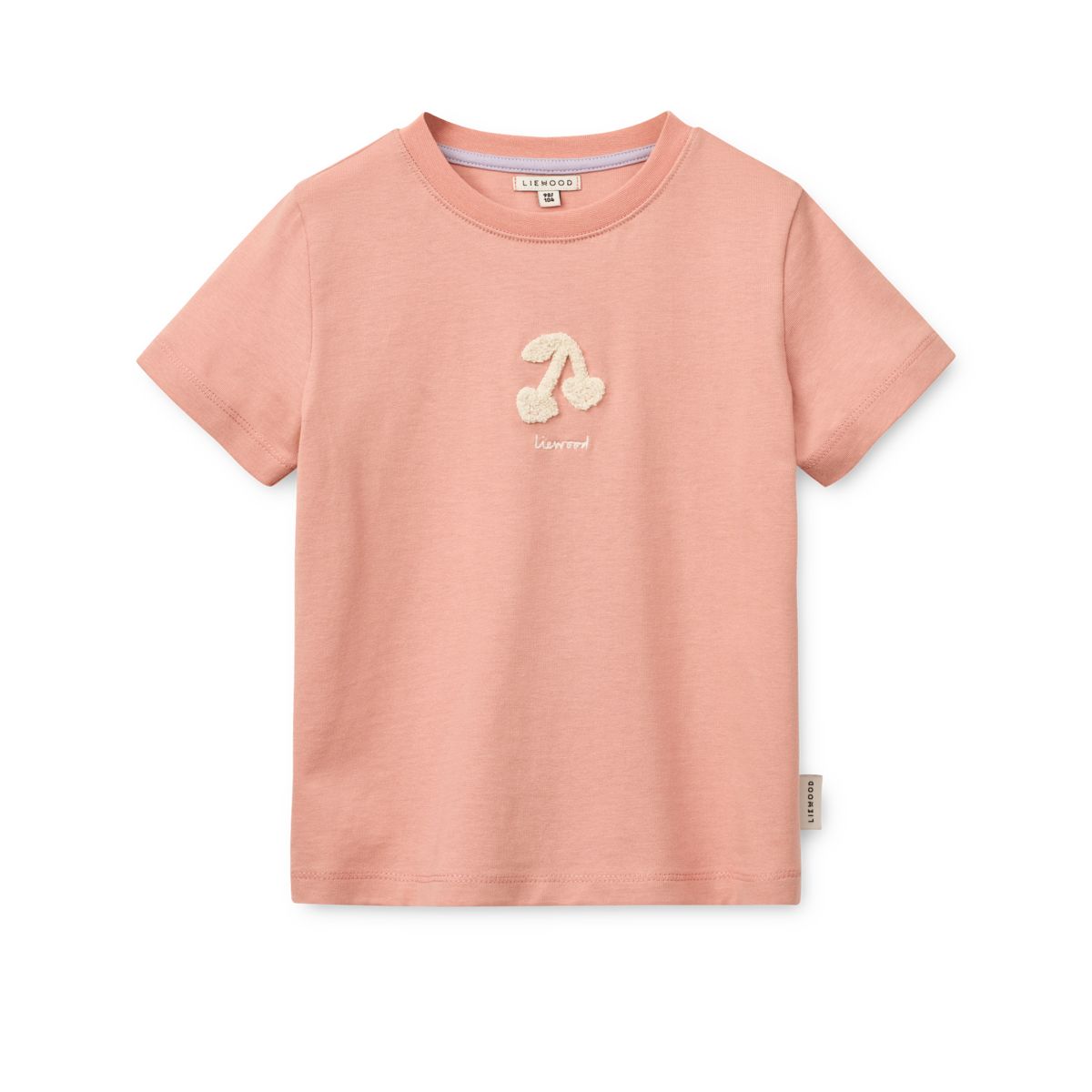 Francis Short-sleeve T-shirt - Cherry heart / Rose blush