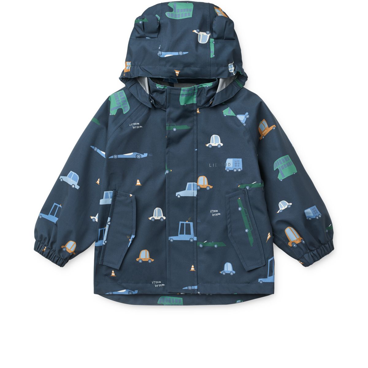 Liewood MANU Toddler Rainwear Set - Cars / Classic navy - SET