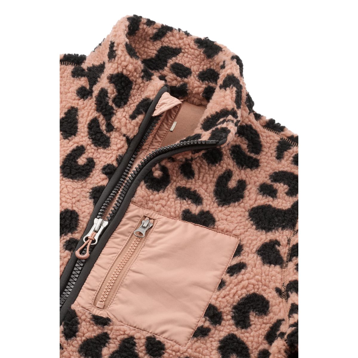 Liewood Nelson Pile Jacket For Adults - Mega leo / Pale tuscany - JACKET