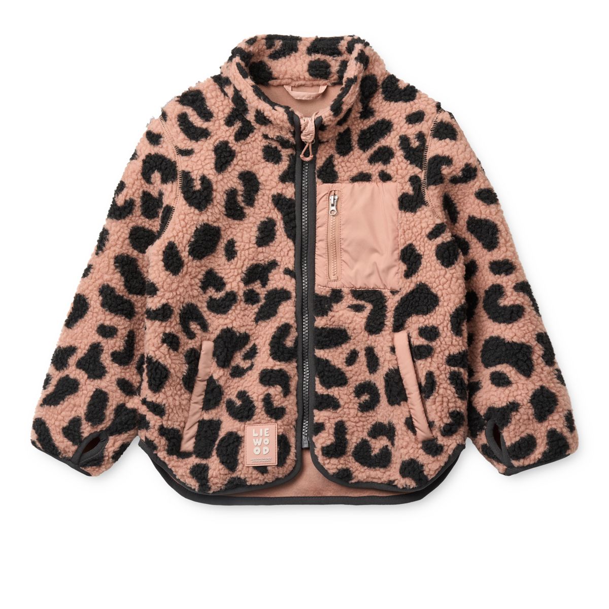 Liewood Nolan Pile Jacket - Mega leo / Pale tuscany - JACKET