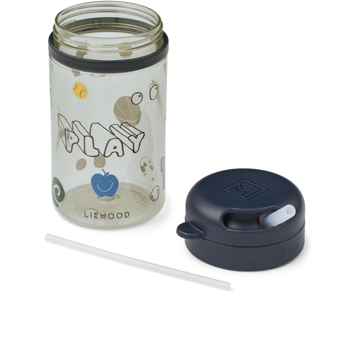 Liewood Pavia Tritan Straw Cup 500 ml - Play / Dusty Peppermint - CUP