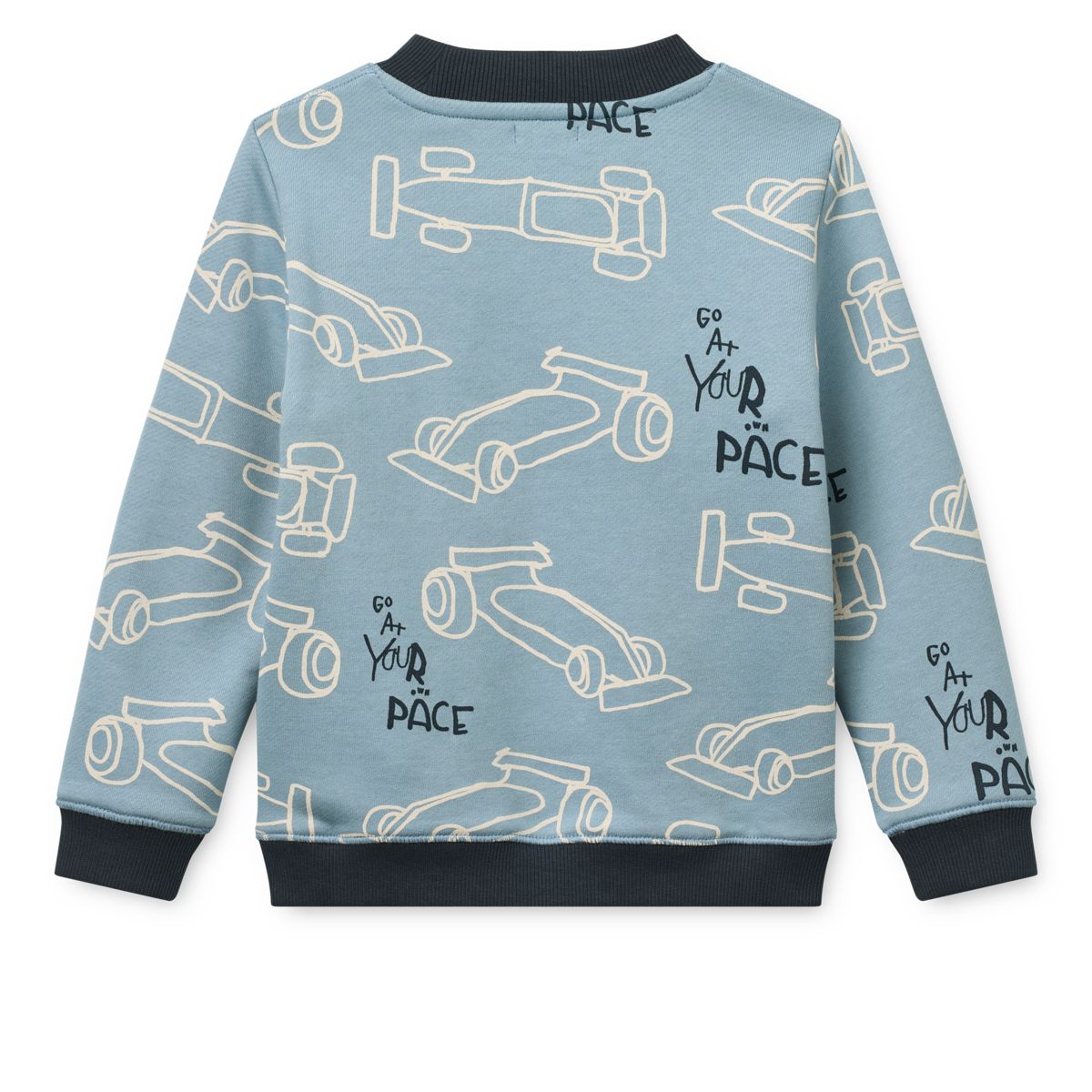 Liewood RIDLEY Printed Sweatshirt - Race cars / Beach blue - SWEATSHIRT