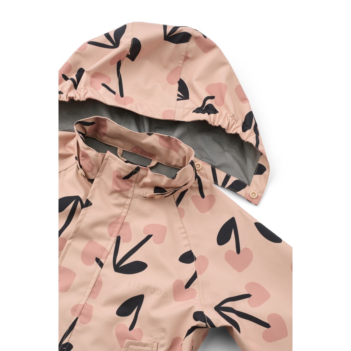 Pedia Rainwear Set - mega cherry heart/ Rosey mix