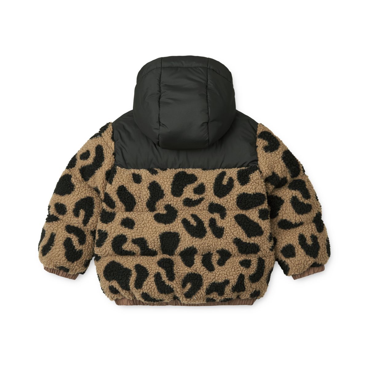 Niko pile puffer jacket - Mega leo / Oat mix