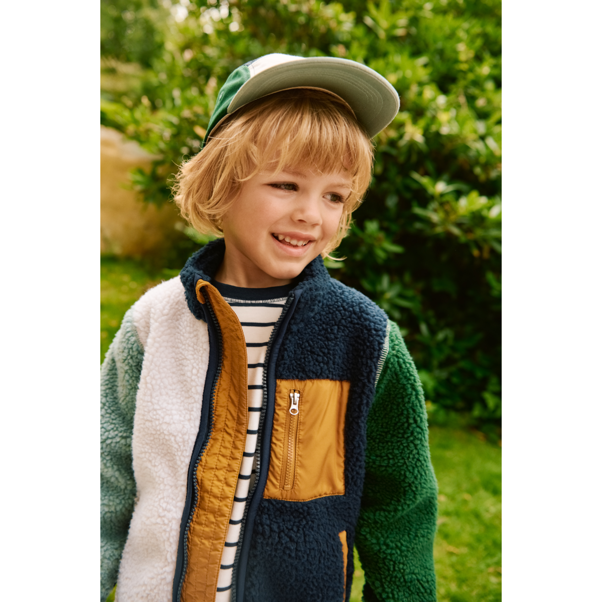 Liewood Nolan Pile Jacket - Peppermint multi mix - JACKET