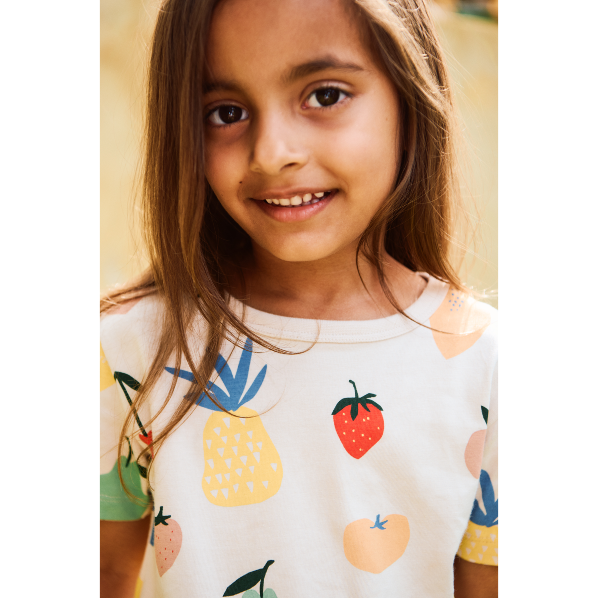 Liewood Apia Printed Short-sleeve T-shirt - Fruit / Sandy - TSHIRT