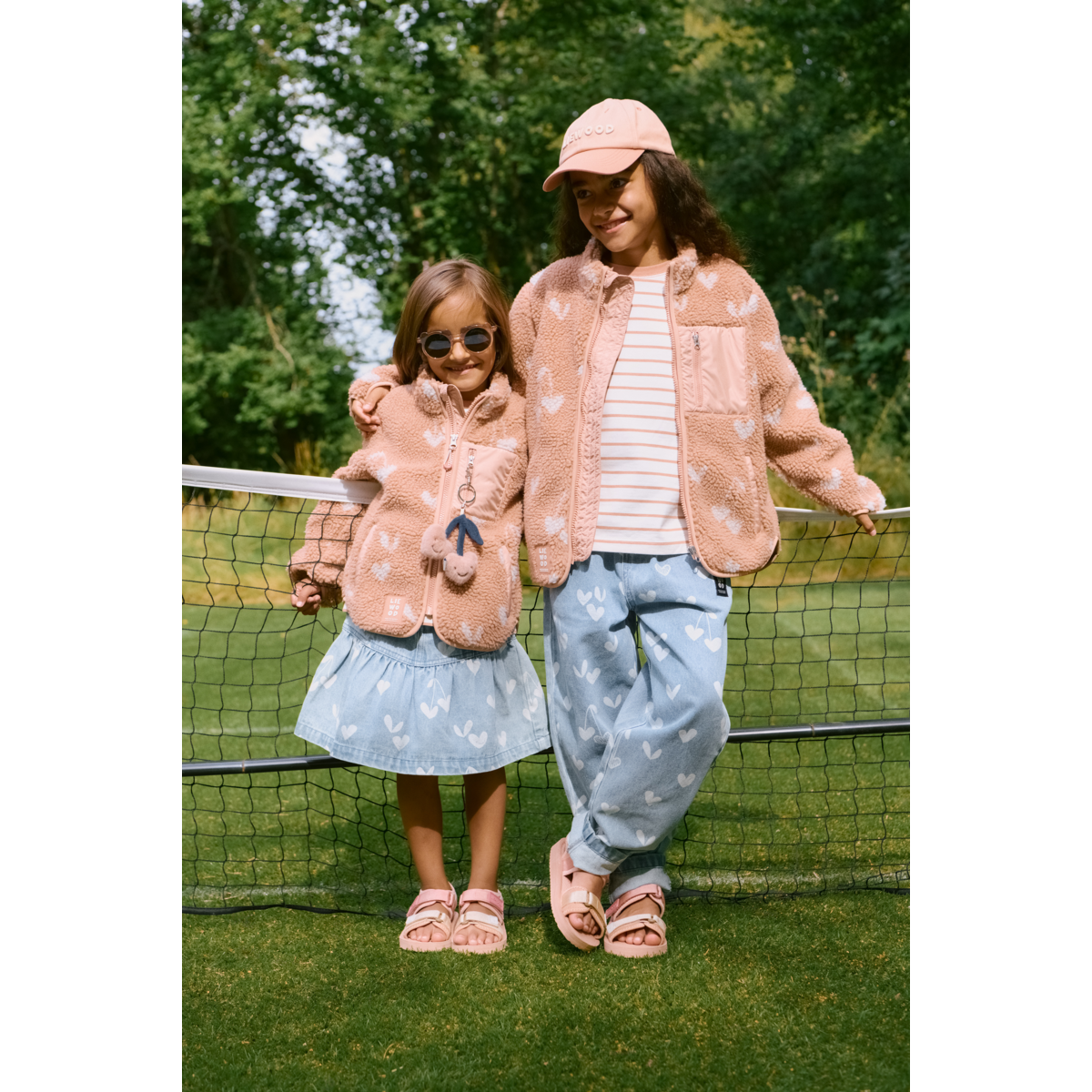 Liewood Nolan Pile Jacket - Sweethearts / Pale tuscany - JACKET