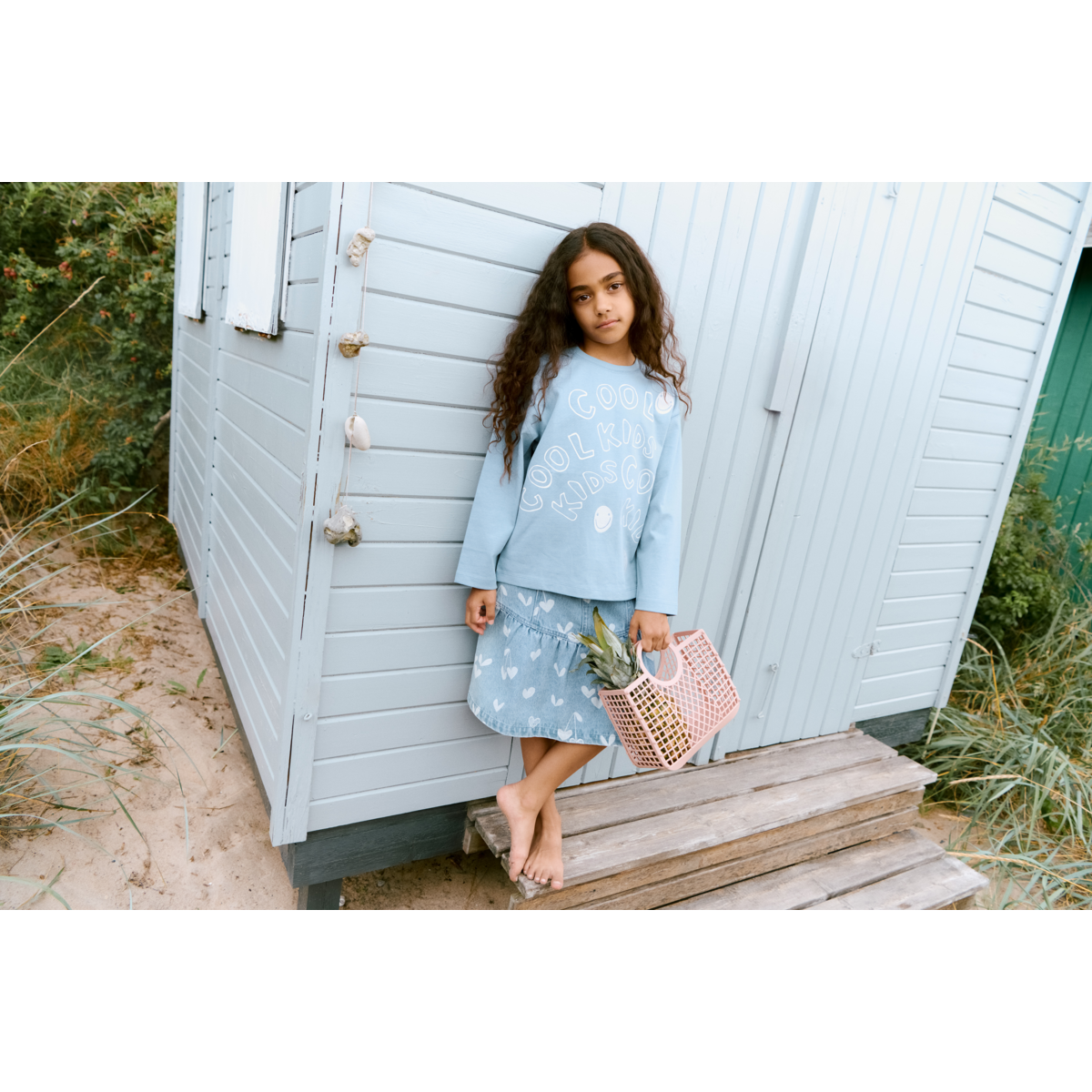 Liewood Samantha Basket - Rose - BASKET BAG