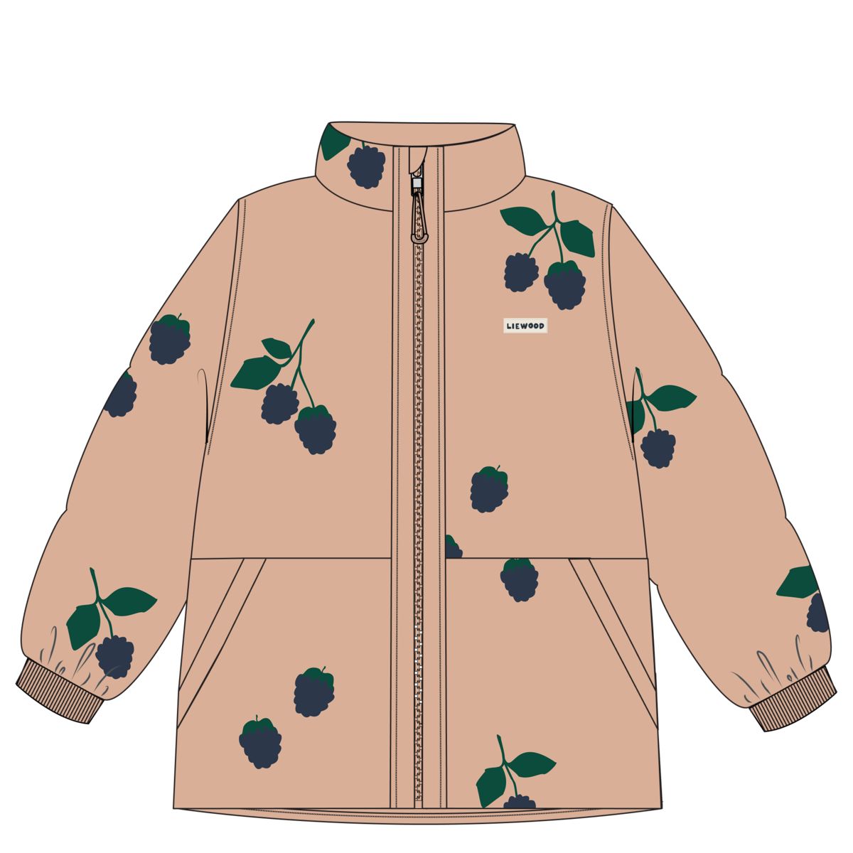 BRAN Jacket - Berry / Pale Tuscany
