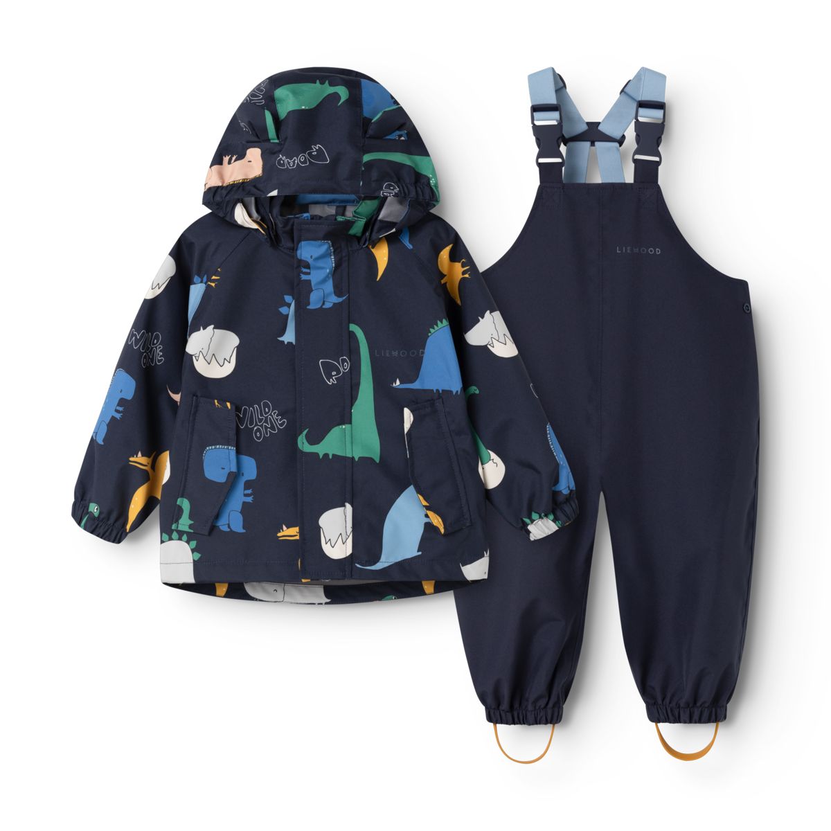 Liewood MANU Toddler Rainwear Set - Dino roar / Classic navy - SET