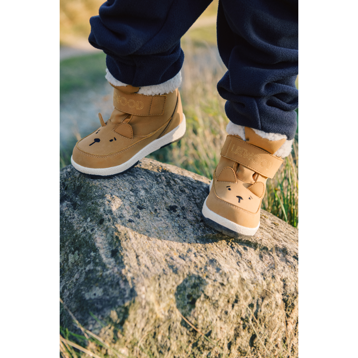 BARLEY Bear Winter Boot - Golden caramel
