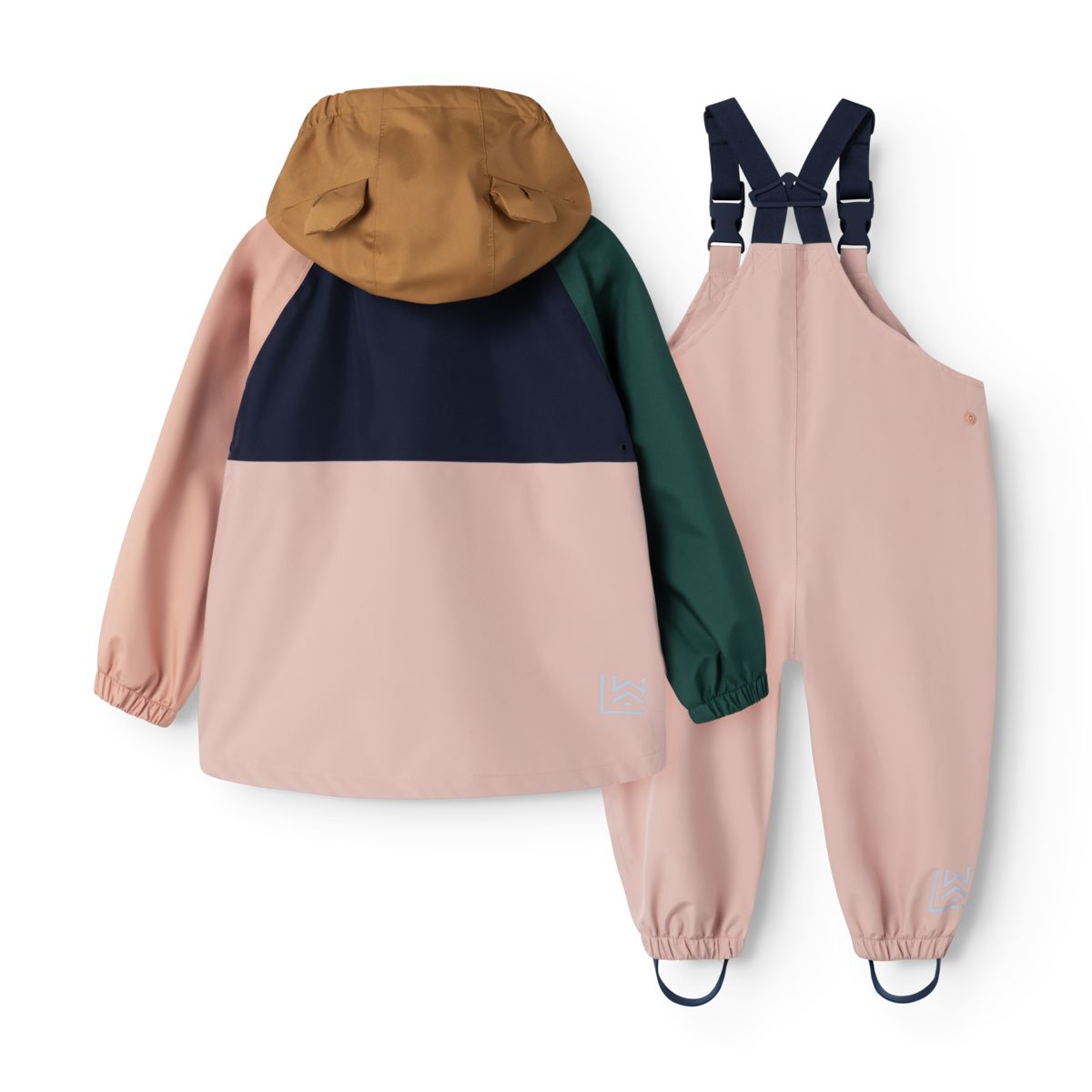 Liewood MANU Toddler Rainwear Set - Pale tuscany multi mix - SET