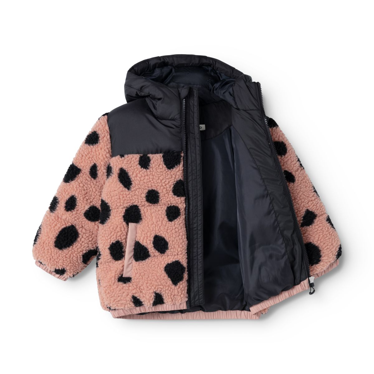 Niko pile puffer jacket - Mega leo spot / Pale tuscany