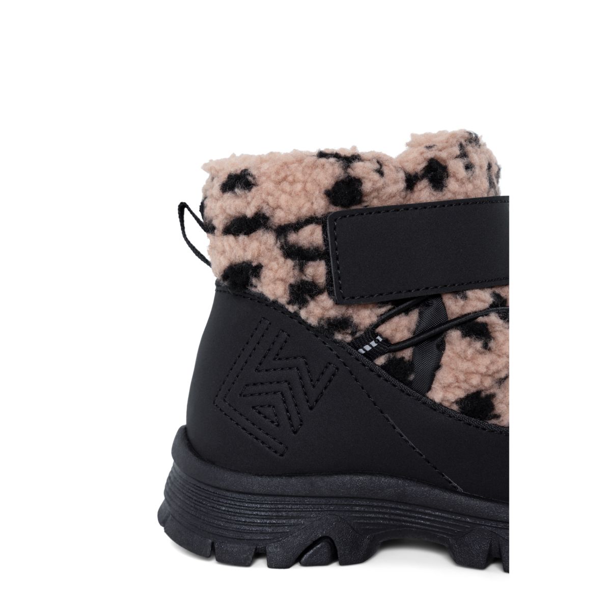ALIZA Pile boots - Mega leo spot / Pale tuscany
