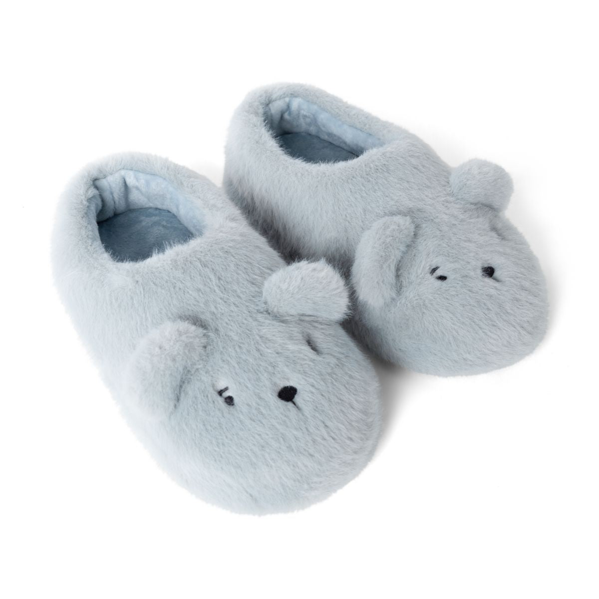 Liewood AVIAJA Bear Slippers - Dove blue - INDOOR SLIPPERS