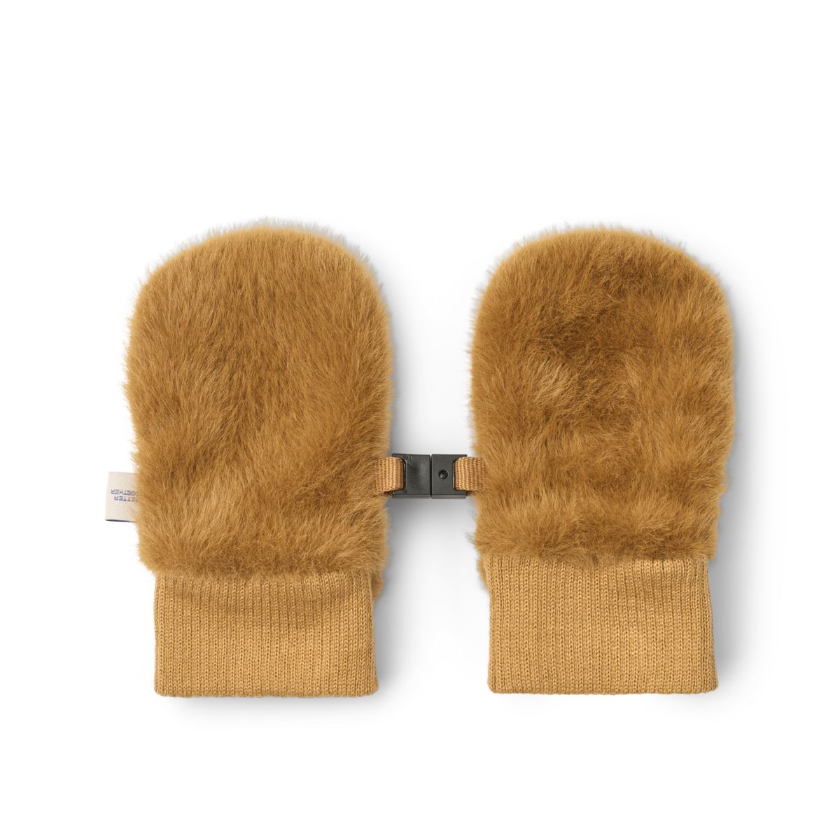 LIZZY Plush Mittens - Golden caramel