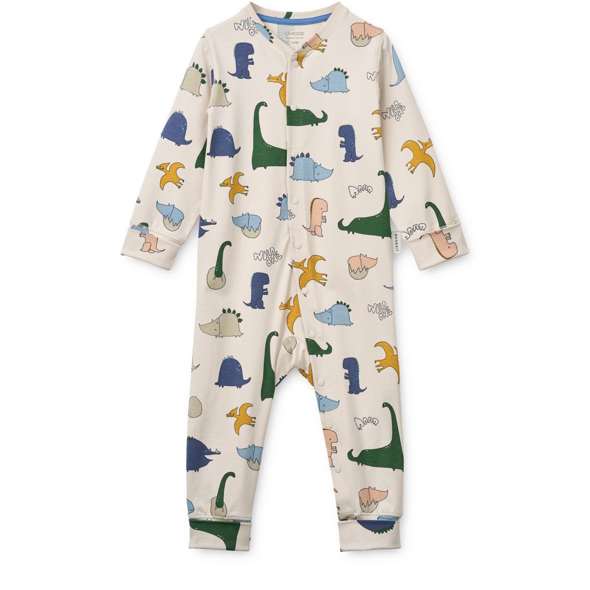 Liewood BIRK Grow Pyjamas Jumpsuit - Dino roar / Sandy - PYJAMAS JUMPSUIT