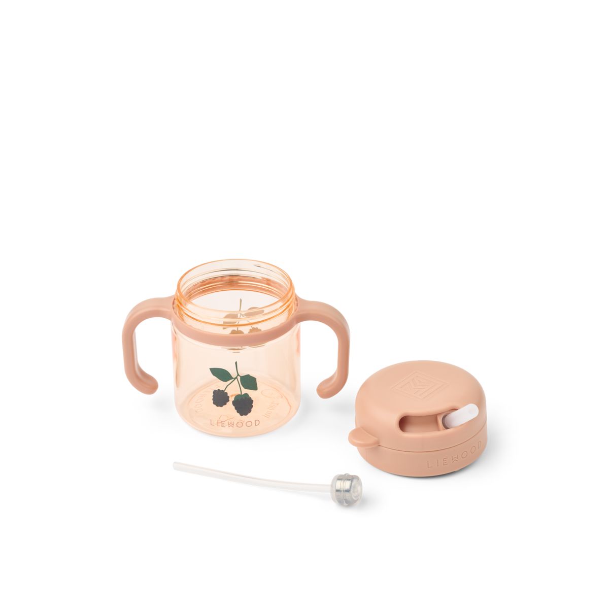Liewood KAI tritan straw cup - Berry / Pale Tuscany - CUP