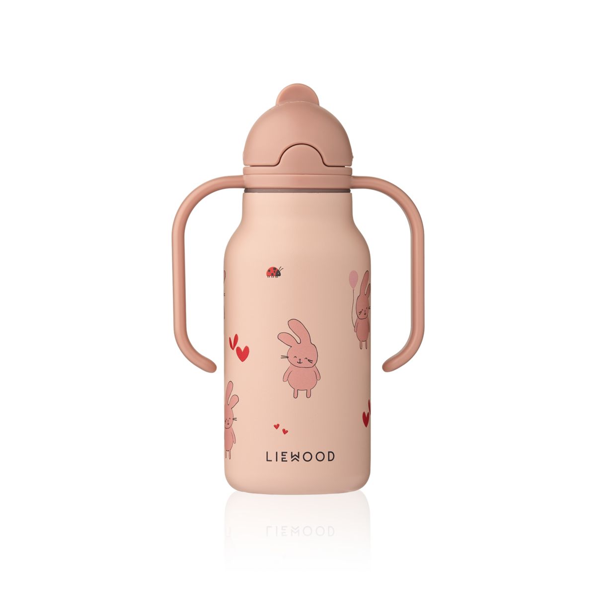 KIMMIE vandflaske i stål 250 ml - Wild child / Rosey