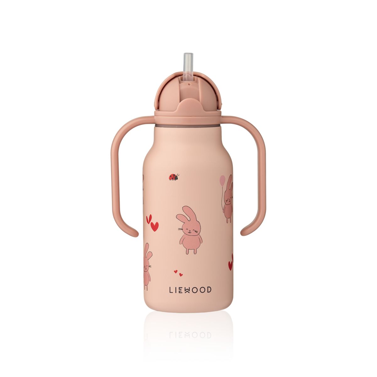 KIMMIE vandflaske i stål 250 ml - Wild child / Rosey