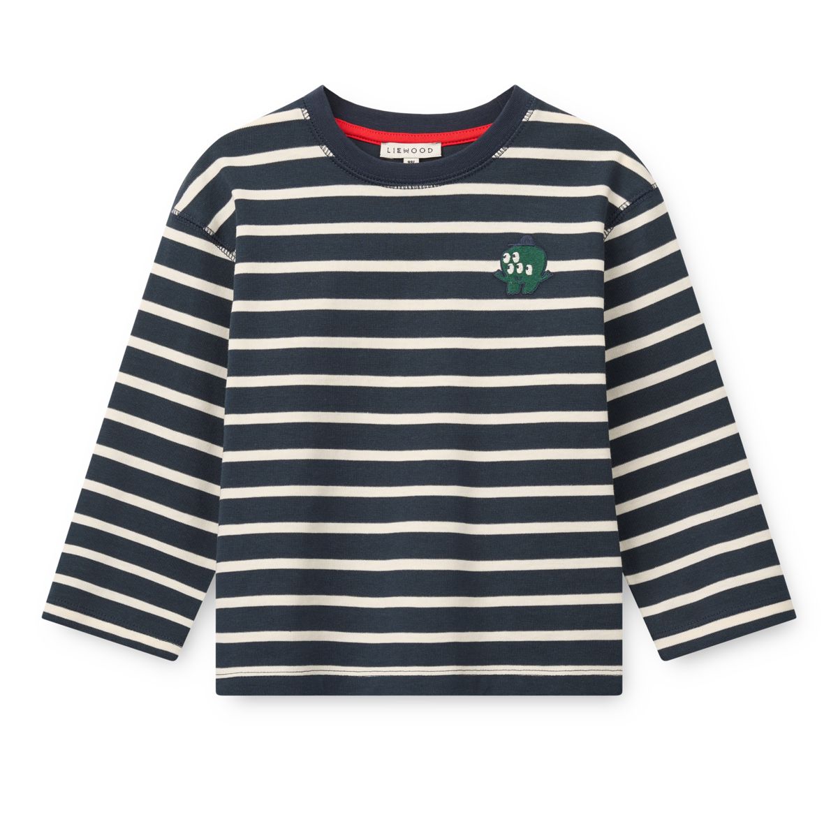 Liewood TYLER Striped Long-sleeve T-shirt - Y/D stripe Classic Navy / creme de la creme - TSHIRT