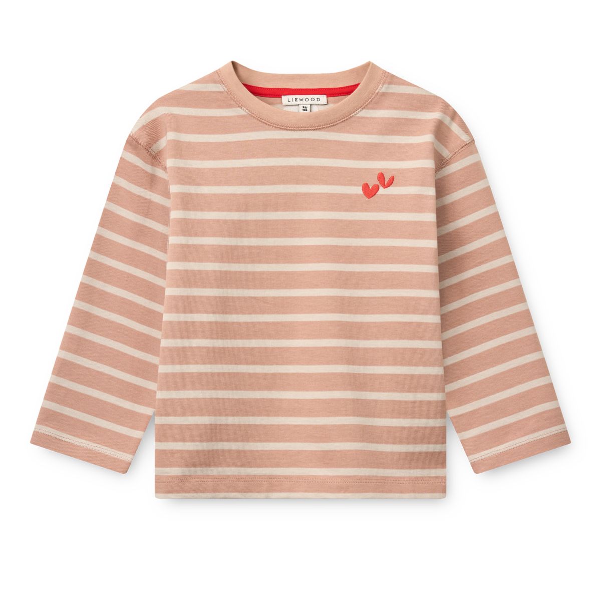 Liewood TYLER Striped Long-sleeve T-shirt - Pale Tuscany / Sandy Stripe - TSHIRT