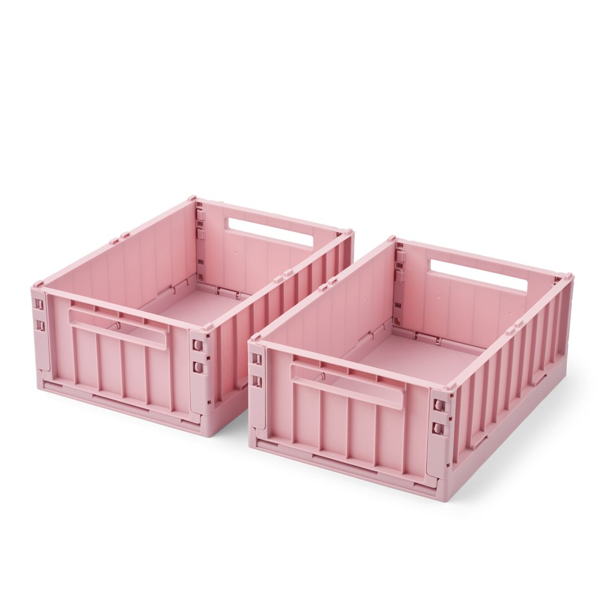 WESTON Medium Storage Box 2-Pack - Rose blush