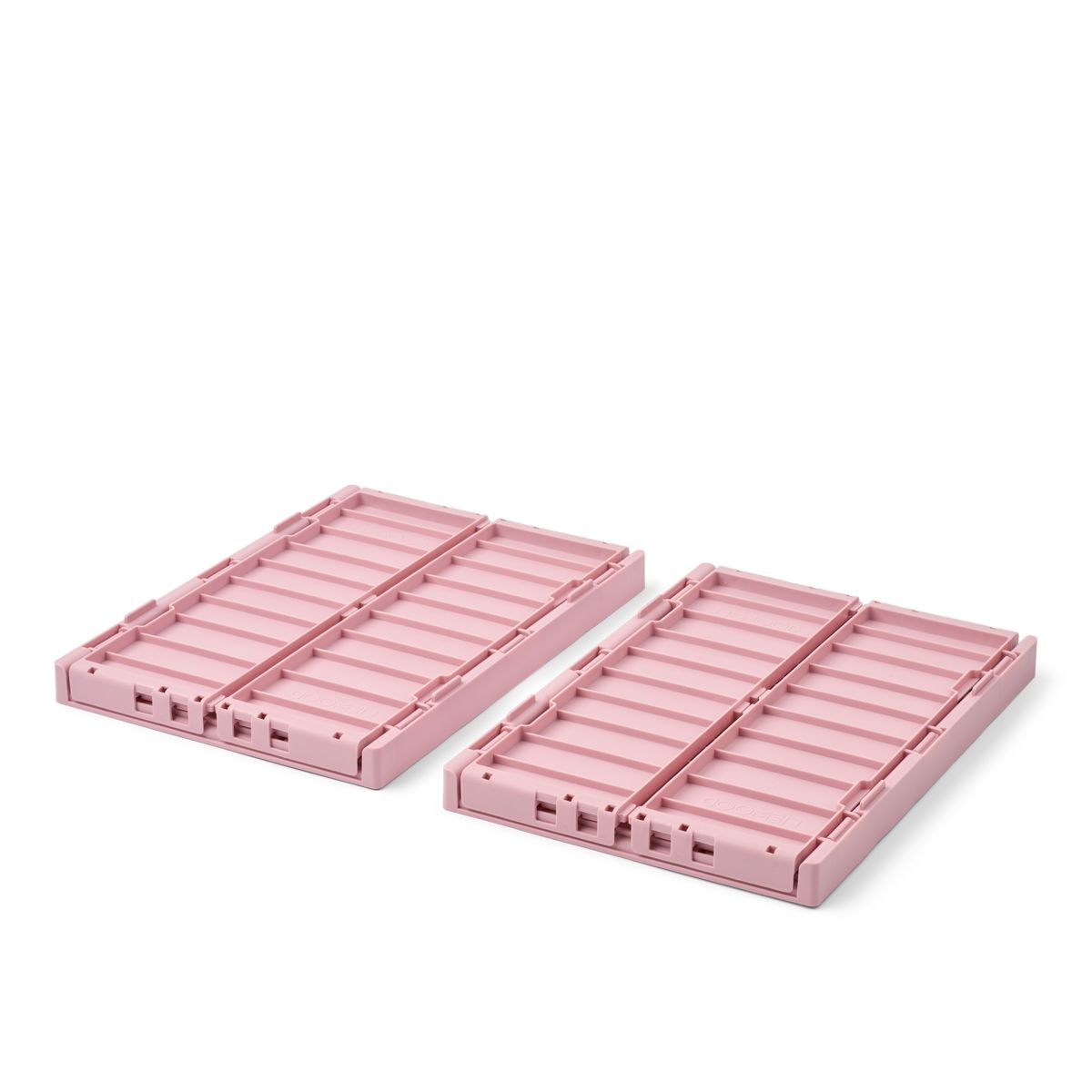 WESTON Medium Storage Box 2-Pack - Rose blush