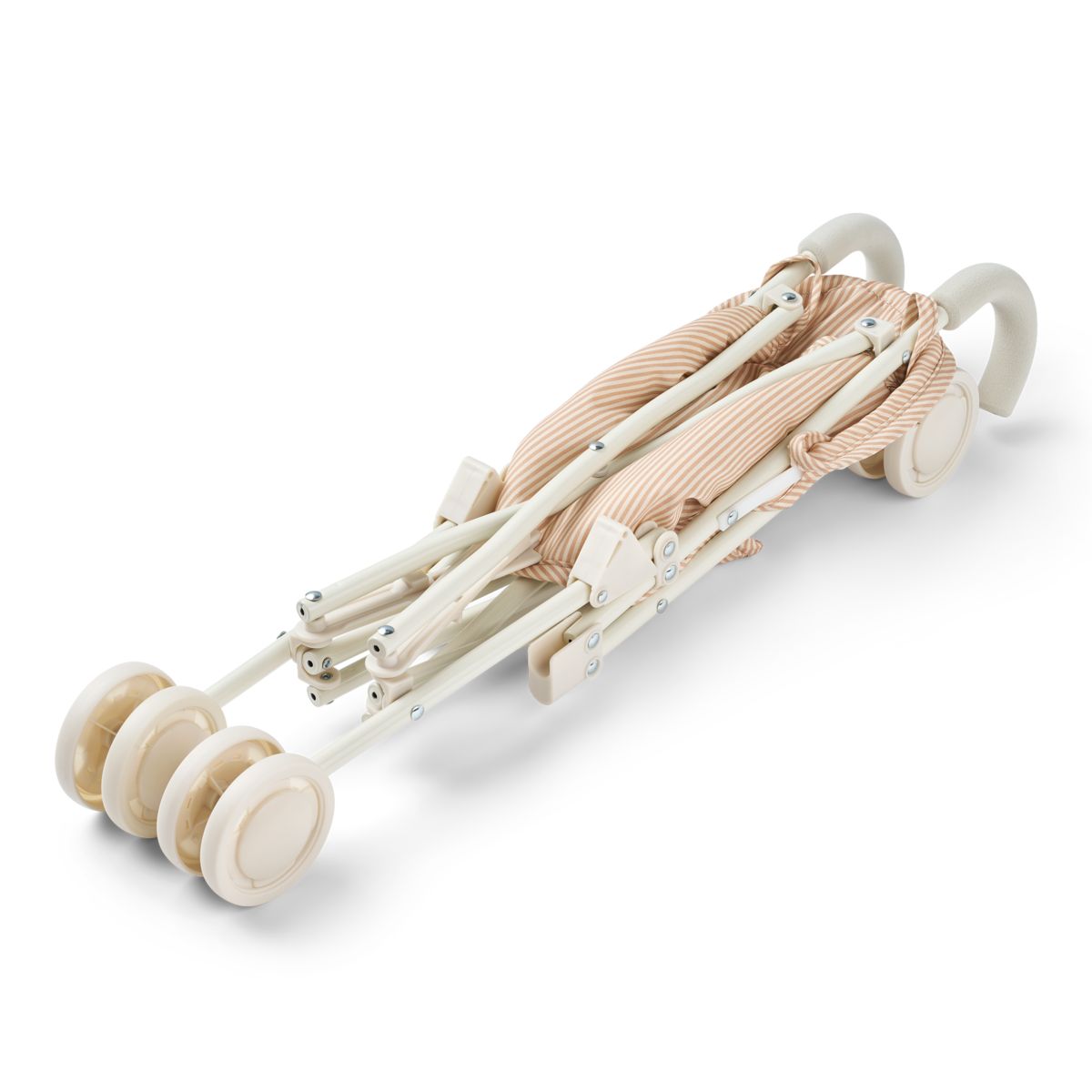 Elsie Doll Stroller - Y/D Stripe Pale tuscany / creme de la creme