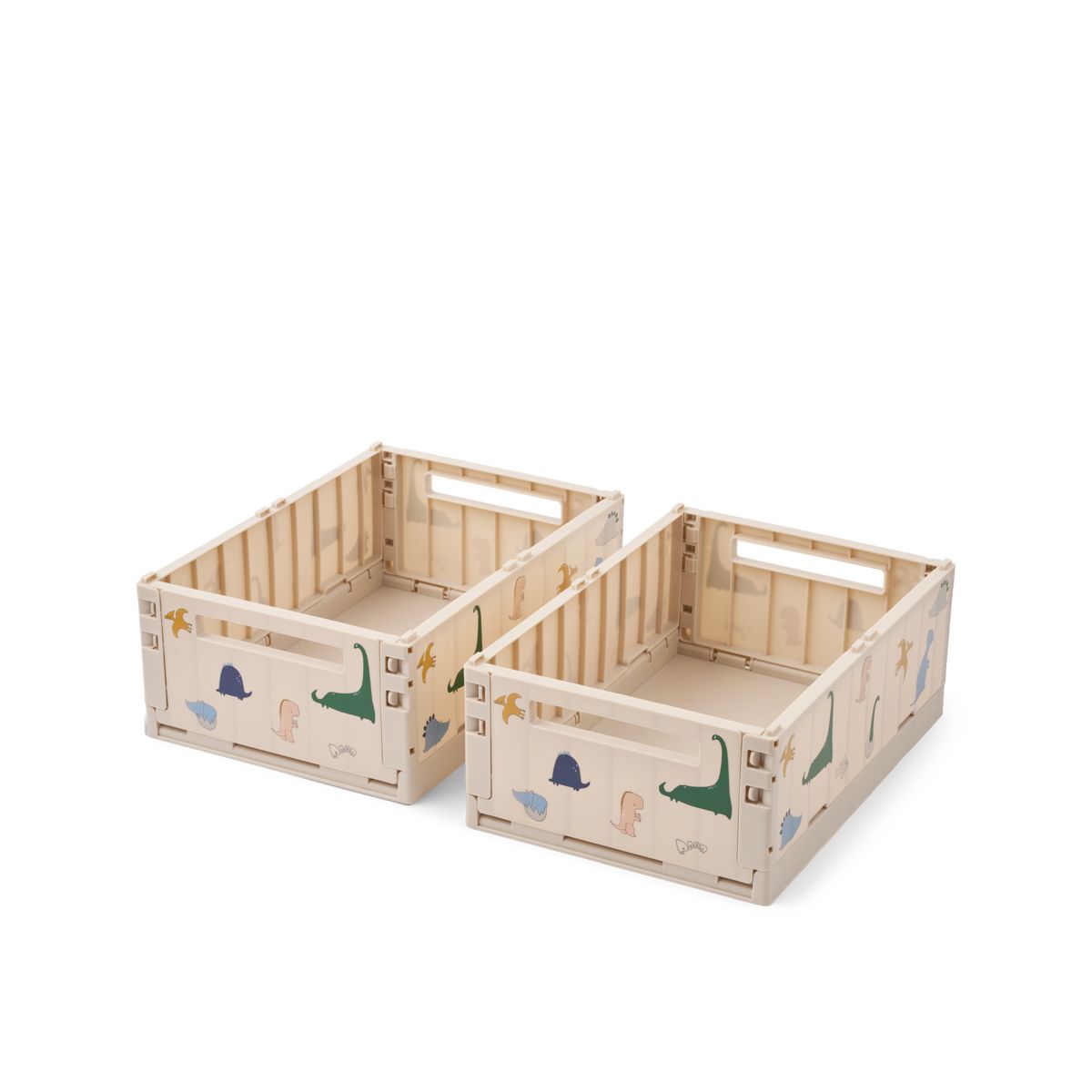 WESTON Medium Storage Box 2-Pack - Dino roar / Sandy