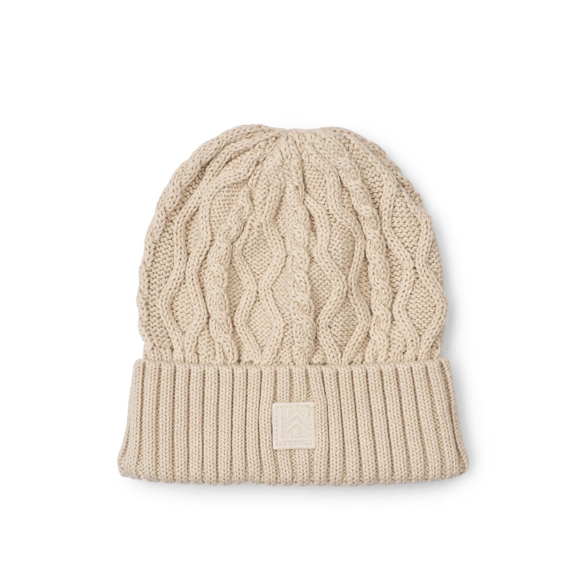 Liewood EZRA Cable Knit Beanie - Sandy - HATS/CAP