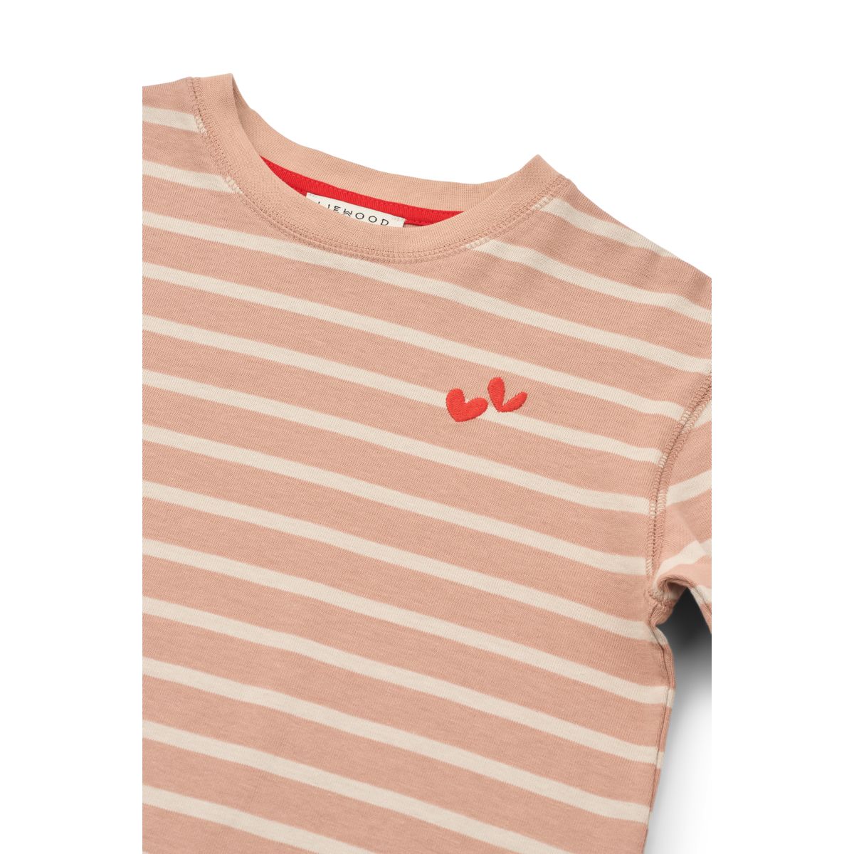 Liewood TYLER Striped Long-sleeve T-shirt - Pale Tuscany / Sandy Stripe - TSHIRT