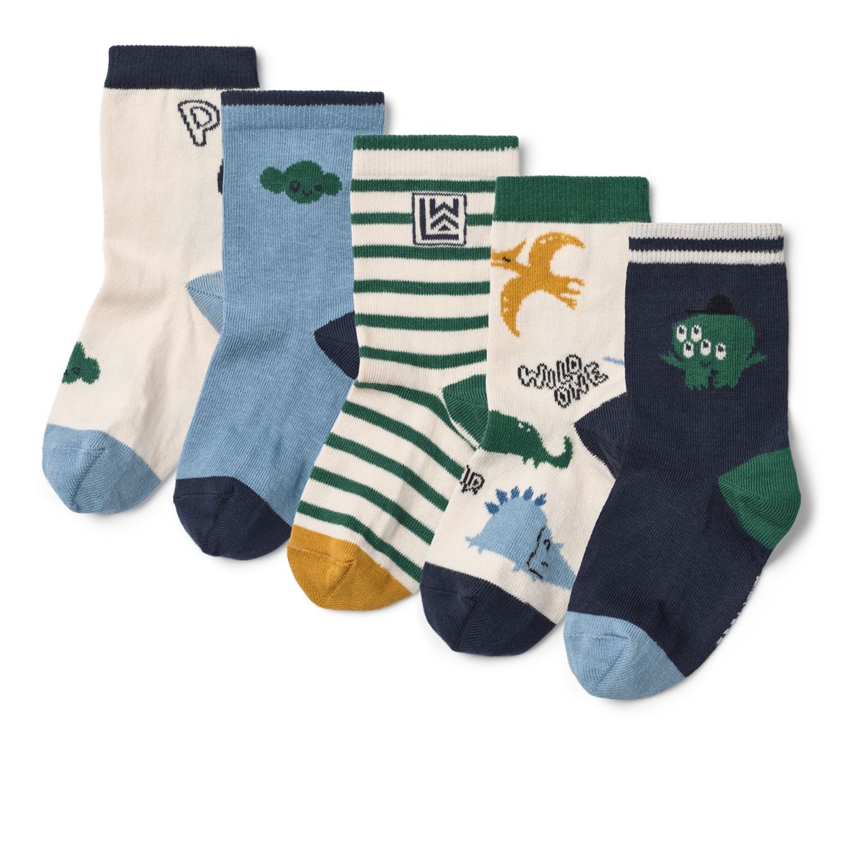 Liewood Silas Socks 5-Pack - Cool Kids Multi Mix - SOCKS/STOCKINGS