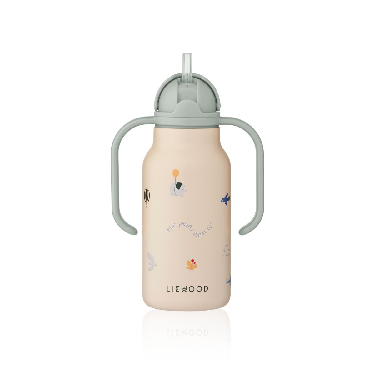 KIMMIE Steel Water Bottle 250 Ml - Flying / Sandy