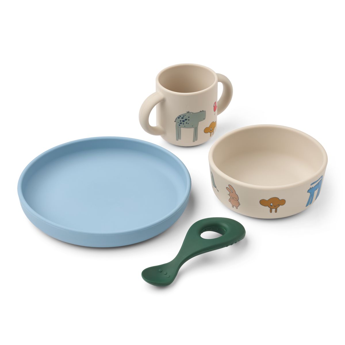 Liewood VIVI Silicone Tableware Set - Imagine / Sandy - TABLEWARE SET