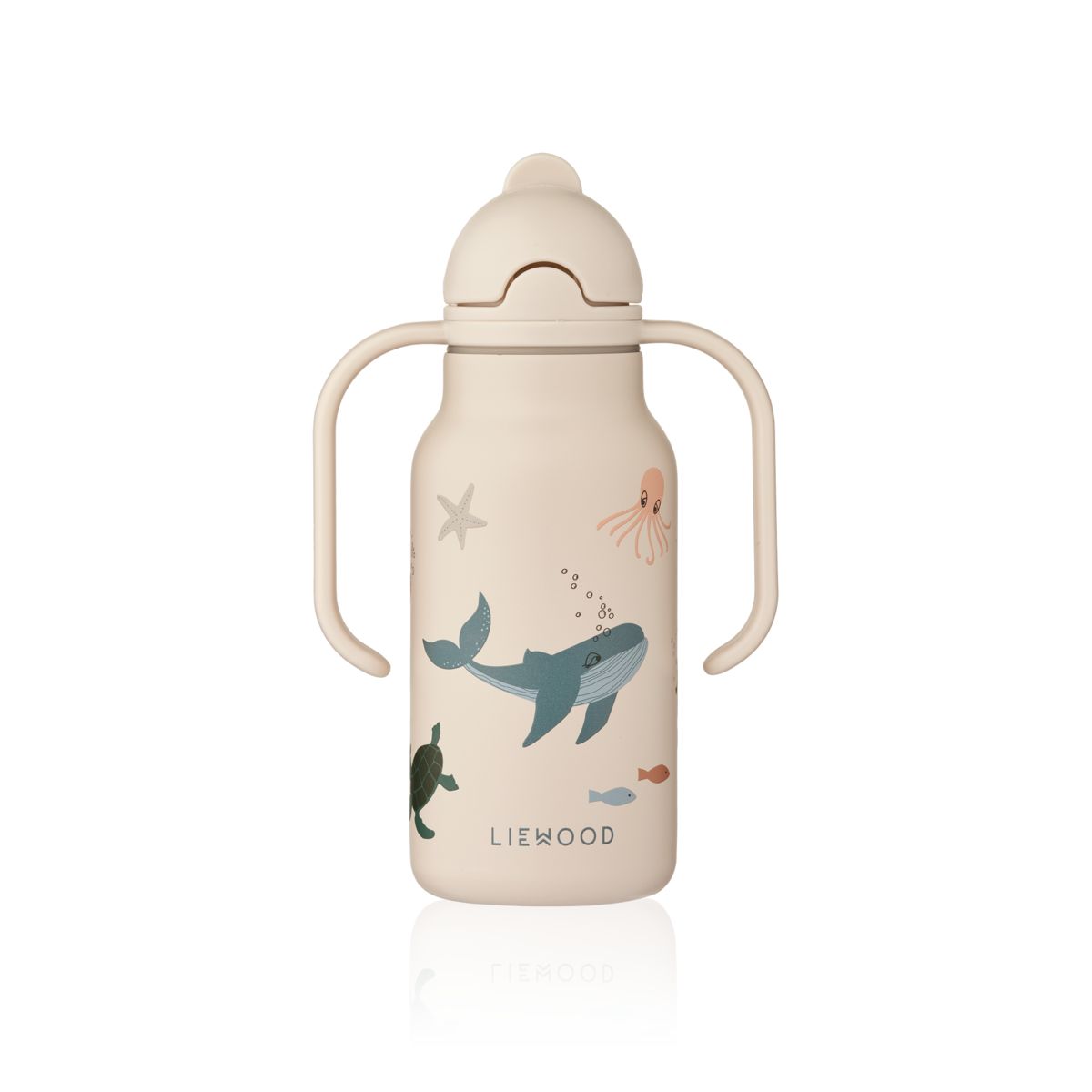 Liewood Kimmie Printed Bottle 250 Ml - Sea creature / Sandy - WATER BOTTLE