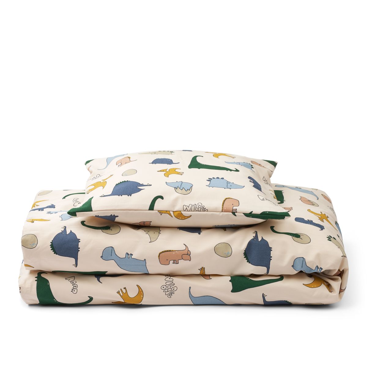 CARL Single Bedding 140x200 - Dino roar / Sandy