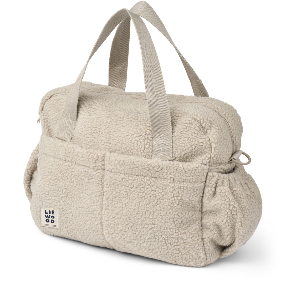 CARLY Pusletaske i fleece - Mist
